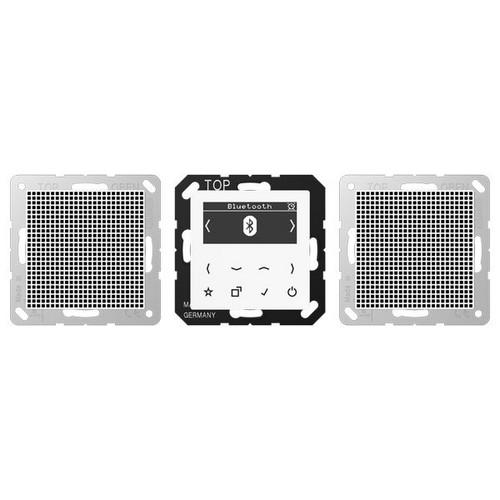 Jung DABA2BTWW Smart Radio DAB+ Bluetooth®, Set Stereo, Serie A, alpinweiß