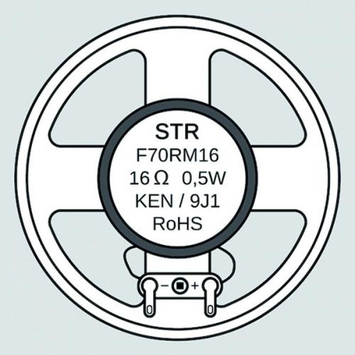 STR L 1 für TT/TS 70 mm Lautsprecher , 80510