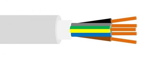 Kabel/Leitungen NYM-J 5x2,5 TR500