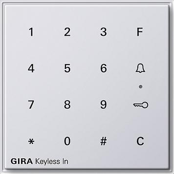 Gira 260566 Gira Keyless In Codetastatur Gira TX_44 (WG UP) Reinweiß