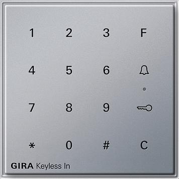 Gira 260565 Gira Keyless In Codetastatur Gira TX_44 (WG UP) Farbe Alu