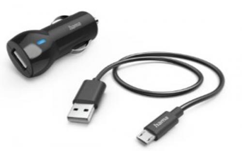 Hama 201613 mit Ladekabel Mikro-USB, 12 W, 1,0 m