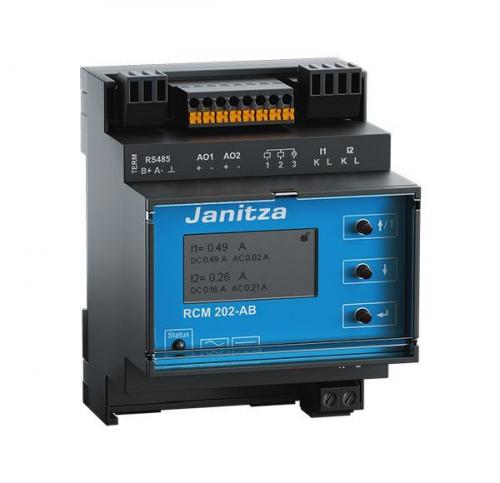 Janitza RCM 202-AB Differenzstrom-Überwachungsgerät