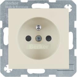 Berker 6765768982 Steckdose mit Schutzkontaktstift weiß, glänzend Berker S.1