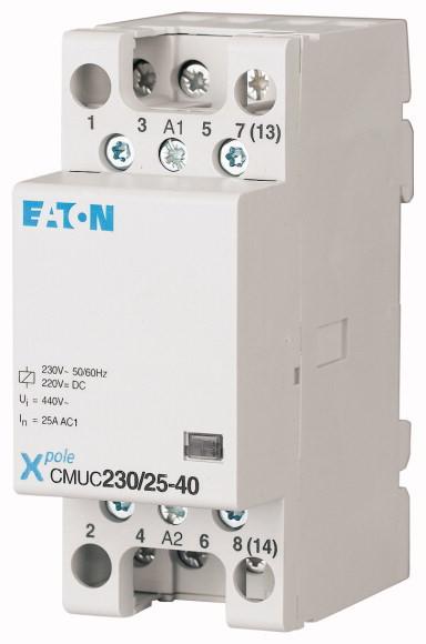 Eaton CMUC230/25-22 Installationsschütz, 230VAC/DC, 2S+2Ö, 25A , 137403