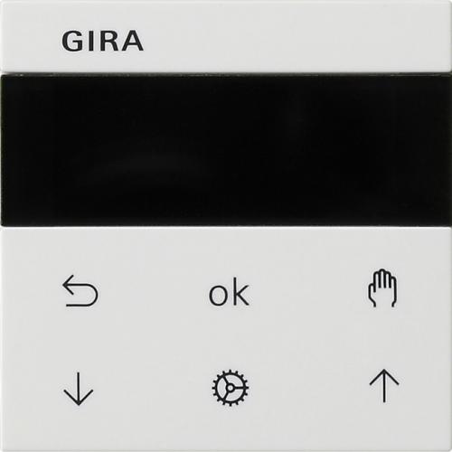 Gira 536627 Jalousie- und Schaltuhr Display System 55 reinweiss