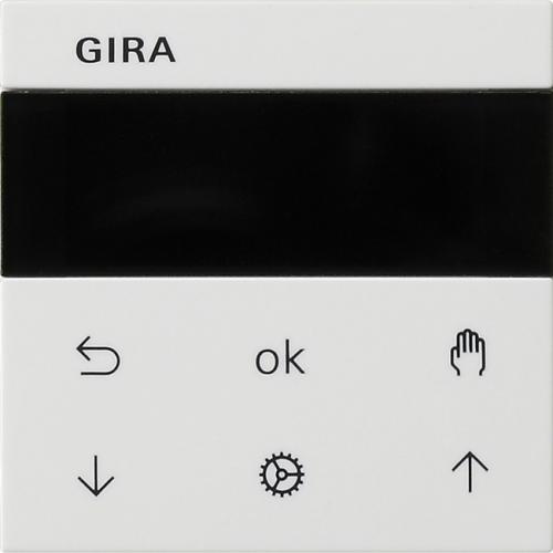 Gira 536603 Jalousie- und Schaltuhr Display System 55 reinweiss