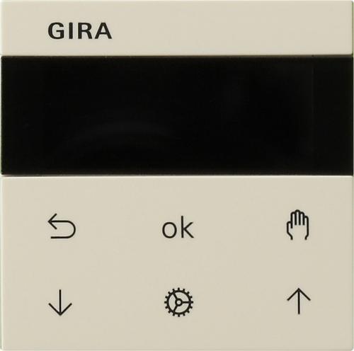 Gira 536601 Jalousie- und Schaltuhr Display System 55 cremeweiss