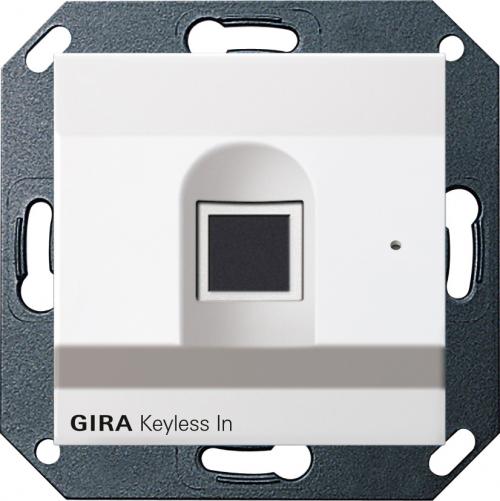 Gira 261703 Gira Keyless In Fingerprint-Leseeinheit System 55 Reinweiß