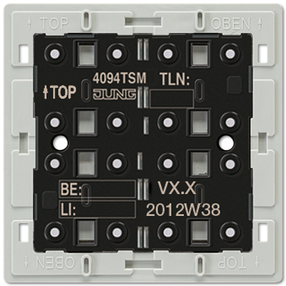 Jung 4194TSM KNX Tastsensor-Modul Universal, 4fach, Universal, F40