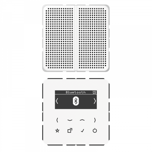 Jung DABCD1BTWW Smart Radio DAB+ Bluetooth®, Set Mono, Serie CD, alpinweiß
