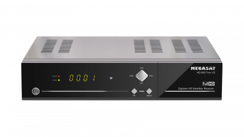 Megasat 0201130 DVB-S2 HD 935 Twin V2 SAT Receiver