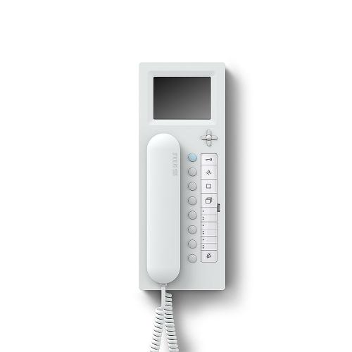 Siedle BTCV 850-03 W Bus-Telefon Comfort mit Farbmonitor in Weiß
