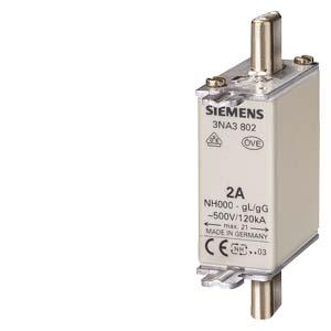 Siemens 3NA3803 NH000-Sicherungseinsatz mit Stirnkennmelder 10A