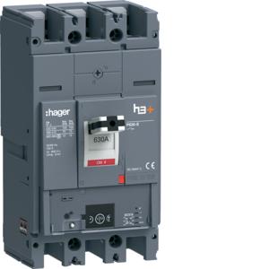 Hager HEW630NR h3+ P630 Energy 3P3D 630A 70kA Leistungsschalter