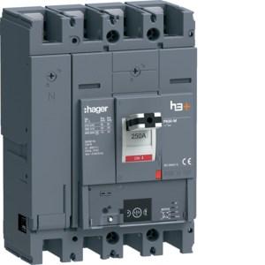 Hager HMW251NR h3+ P630 Energy 4P4D250A 50kA Leistungsschalter