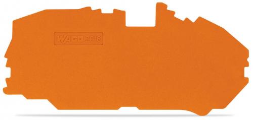 Wago 2016-7692 orange Abschlussplatte u. Zwischenplatte