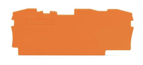 Wago 2006-1392 TOPJOB S orange Abschlussplatte u. Zwischenplatte
