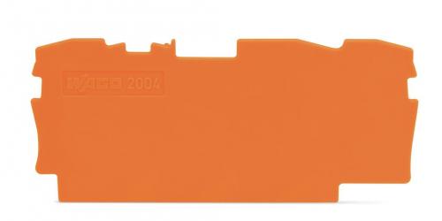 Wago 2004-1392 1mm dick orange Abschlussplatte u. Zwischenplatte