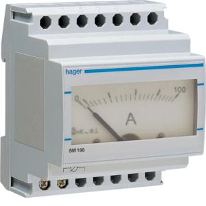Hager SM100 Amperemeter analog