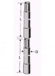 Kathrein ZSA21 Steckmast 42mm 2m