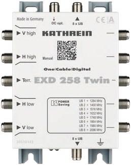 Kathrein EXD258 Twin Einkabel-Multisch. 5/2x8 Kas