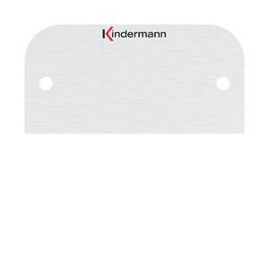 Kindermann 7441000400 neutral aluminium eloxiert 54x54mm Blindblende Halbblende