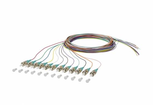 METZ CONNECT ST-Stecker G50/125 OM3 2,0m LWL-Faserpigtail , 150M1AO0020E